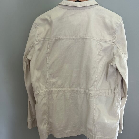 Gap Factory Cream 100% Cotton Denim Utility Jacket - L - Picture 7 of 7